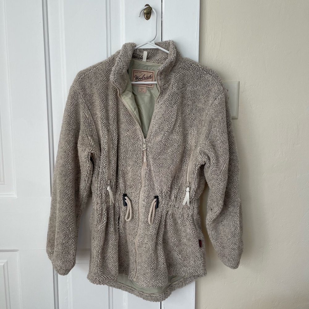 Woolrich fleece zip up size small